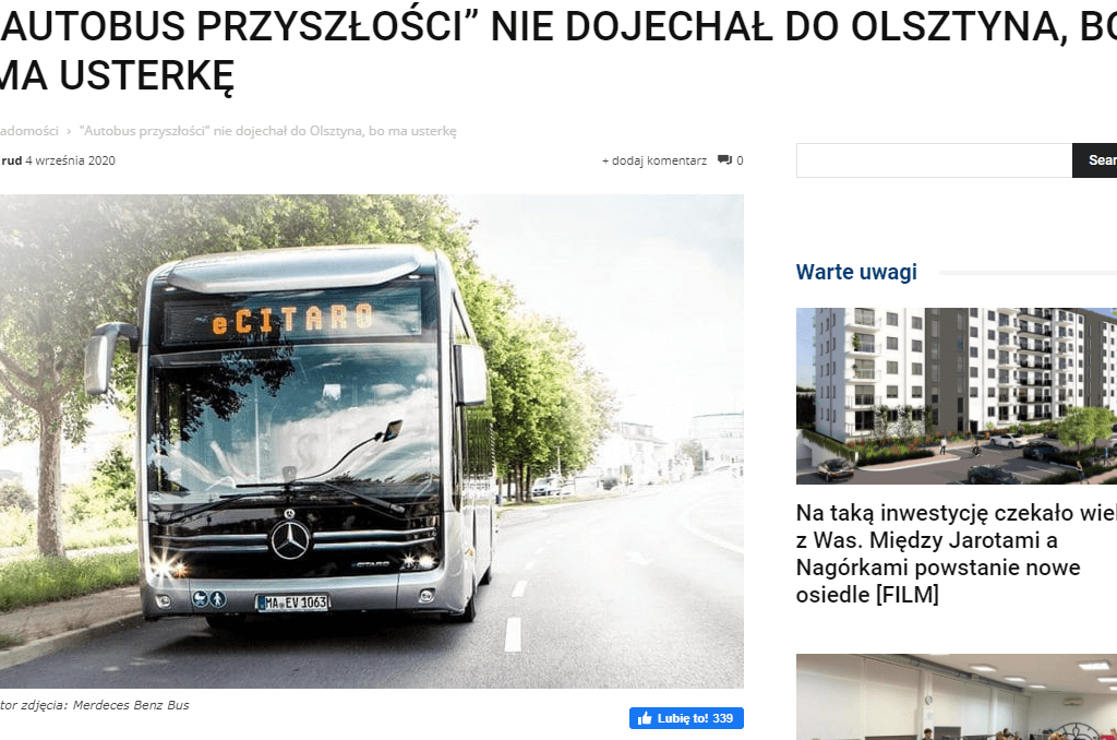 autobus nie dojechał