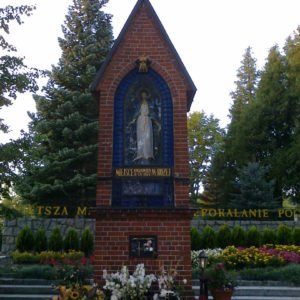 Gietrzwałd – kapliczka w miejscu objawień Matki Bożej