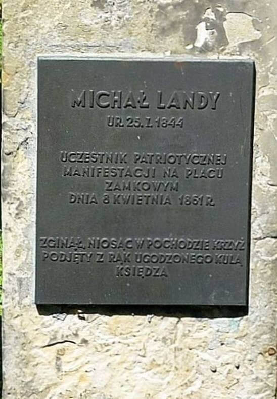 Grób Michała Landego na cmentarzu żydowskim przy Okopowej 1