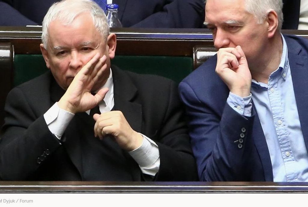 Jarosław Kaczyński i Jarosław Gowin