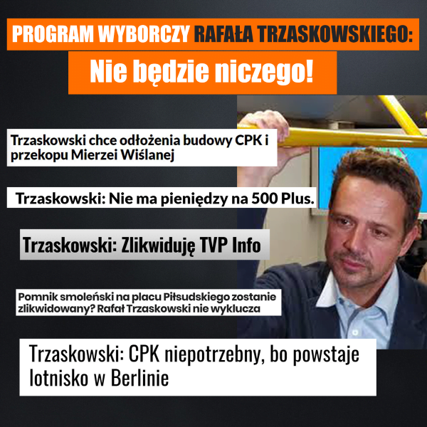Rafał Trzaskowski - program