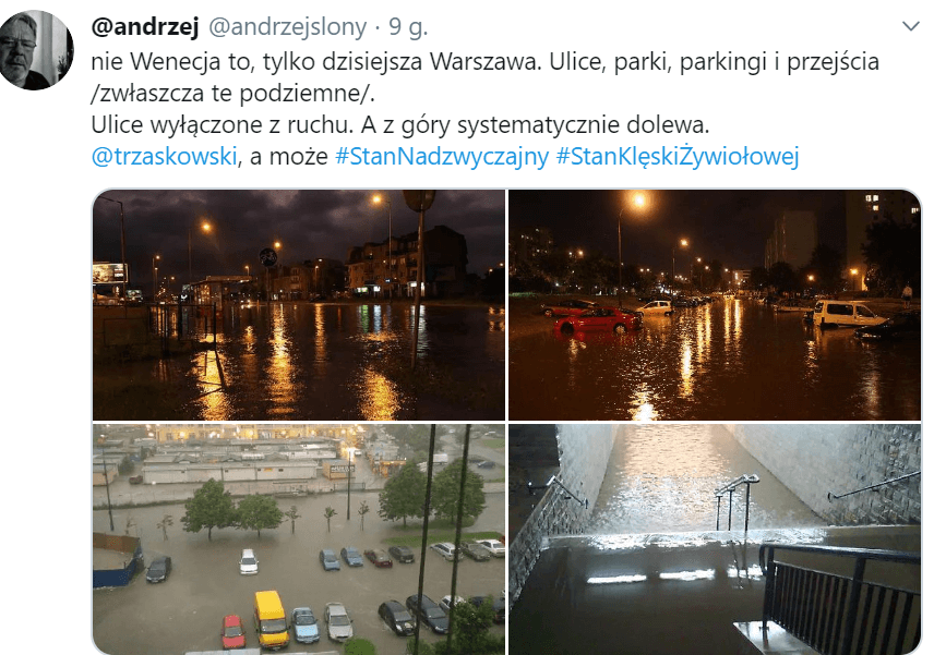 Trzask i z Warszawy jest Wenecja