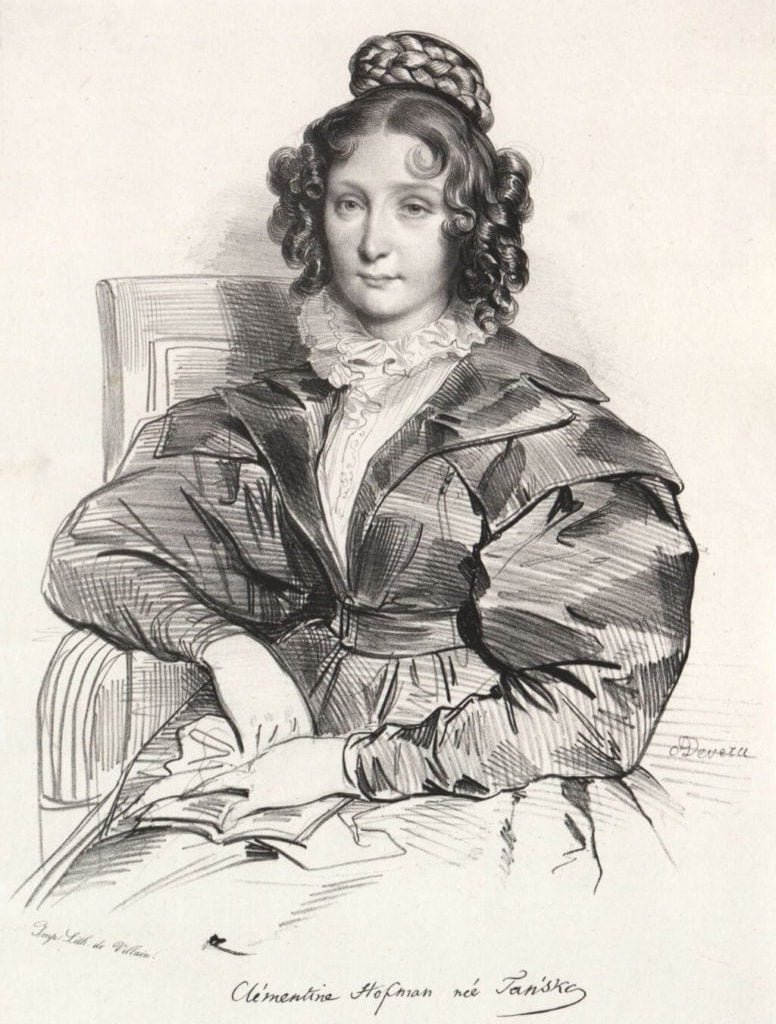 Klementyna Tańska (lit. Achille Devéria)