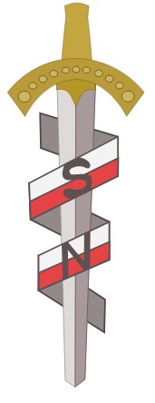 Symbol SN: mieczyk Chrobrego