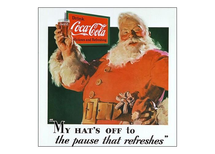 Pierwsza reklama Coca-Coli z podobizną św. Mikołaja